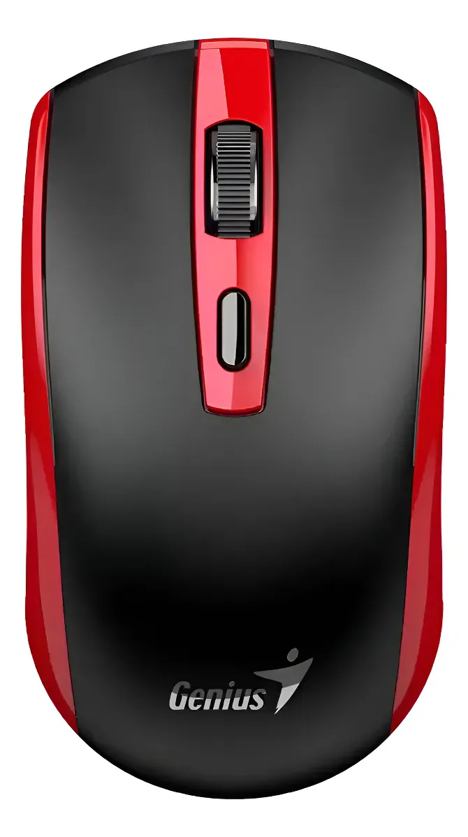 MOUSE ERGONÓMICO GENIUS ECO-8150 RECARGABLE ROJO, vista 4